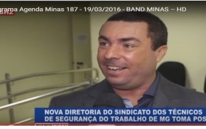 Posse do SINTEST-MG é destaque no Programa Agenda Minas
