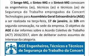 Atenção: Convocação para Assembleia Geral Extraordinária!