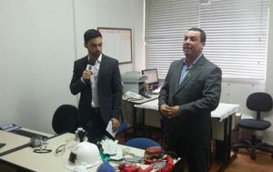 A convite da TV Globo, presidente do SINTEST fala da importância dos EPIs para evitar Acidentes de Trabalho