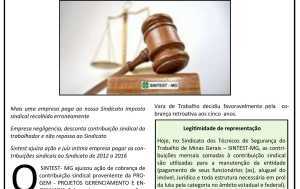 SINTEST- MG disponibiliza a edição nº 31 de seu Boletim