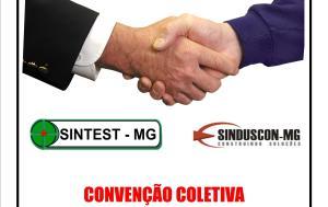 SINTEST-MG assina CCT com SINDUSCON-MG