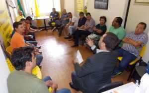 Presidente do SINTEST-MG participa de reunião com Centrais Sindicais mineiras