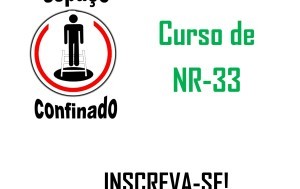 Curso de NR-33. Inscreva-se!